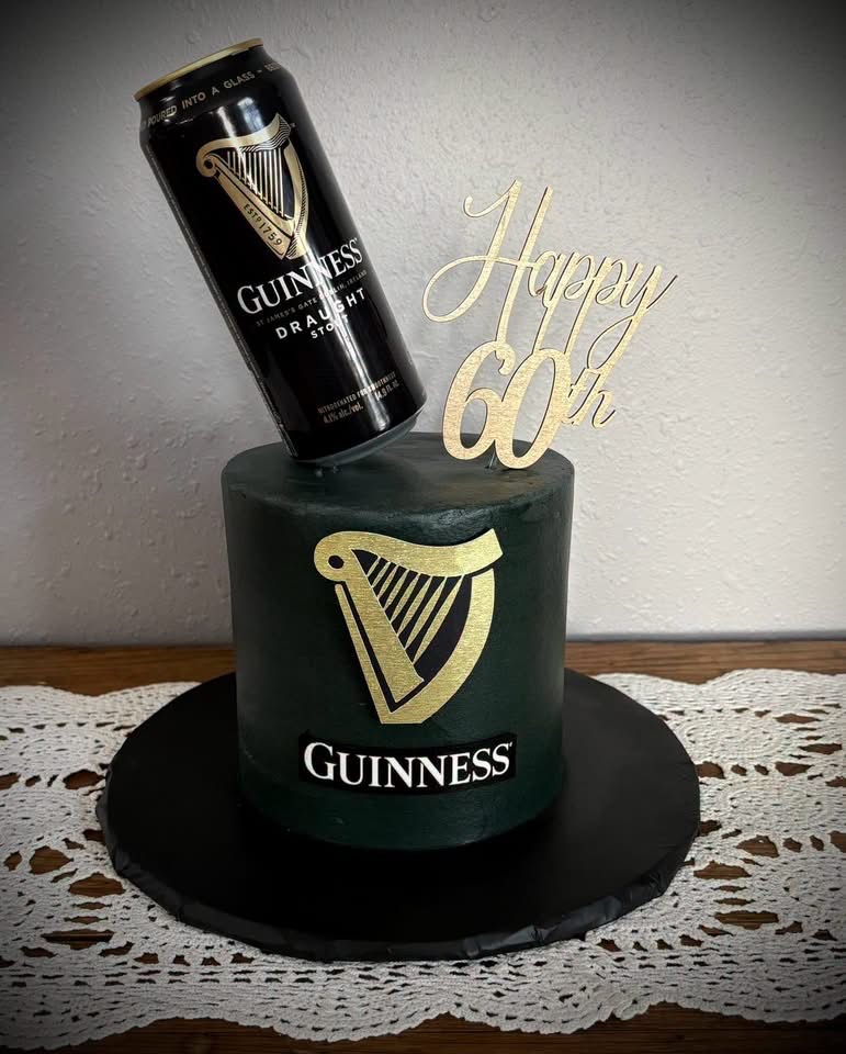 You only turn 60 once: Larry's birthday cake and a pint