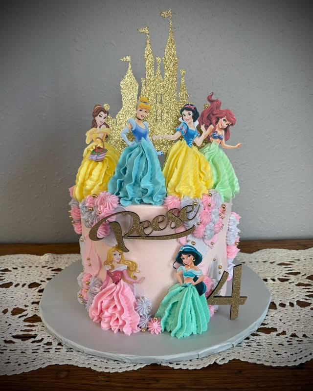 A cake fit for a little princess: Reese turns 4